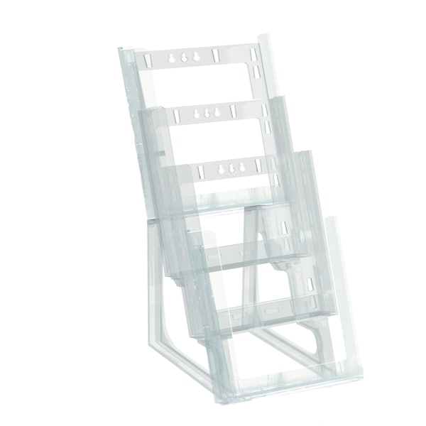 Four-tier Modular Bifold Brochure Holder, PK2